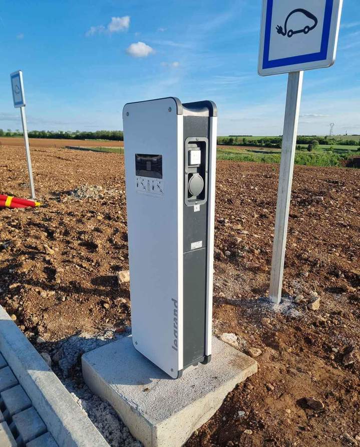 Borne de recharge électrique Le Mans